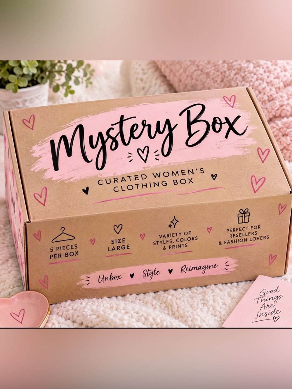 ✨SIZE LARGE • 5-PIECE MYSTERY BOX ✨